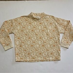 WRAP LONDON Organic Cotton Sweatshirt Top Mock Turtleneck Women's 4